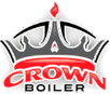 Crown Boiler logo with a crown design and flame icon representing boiler systems