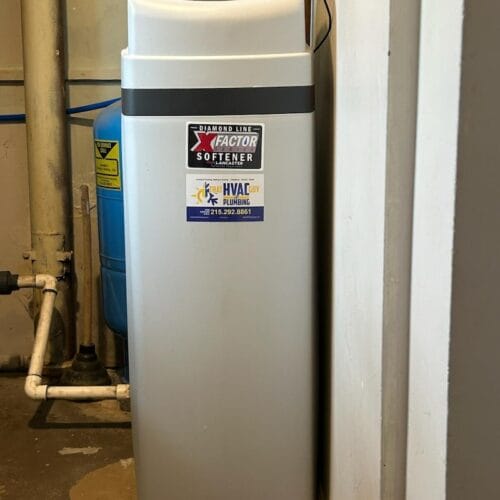 Lancaster Diamond Line water softener installed for residential use