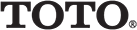 TOTO logo in black font representing bathroom and plumbing products