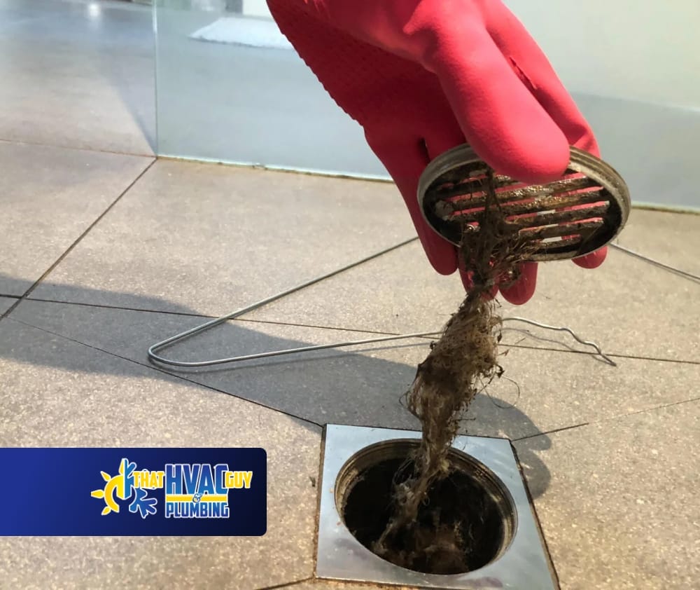 Cleaning a Clogged drainage